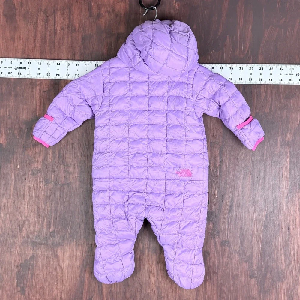 The North Face Thermoball Bunting Purple Pink Infant 3-6M Snowsuit NF00CRX9